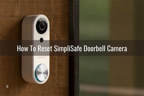 Select “Video <strong>Doorbell</strong>”. . How to remove simplisafe doorbell from wall